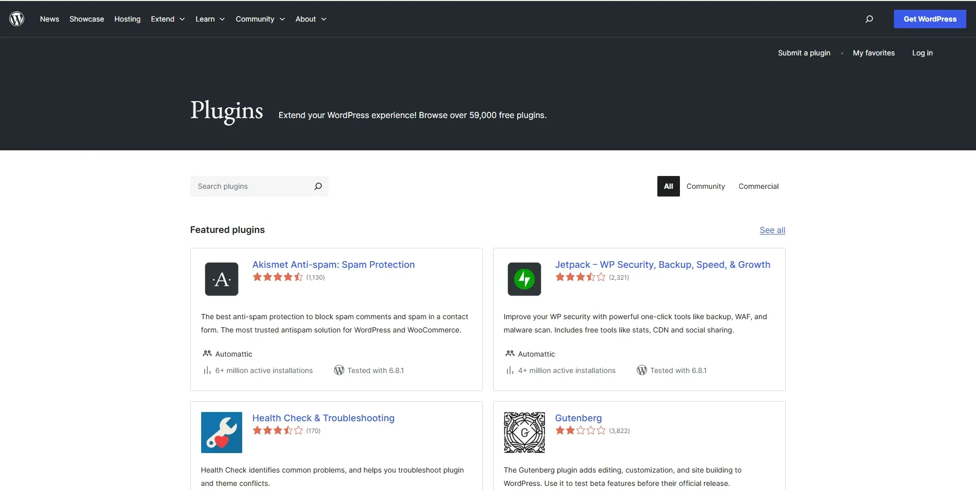 wordpress plugin screeenshot