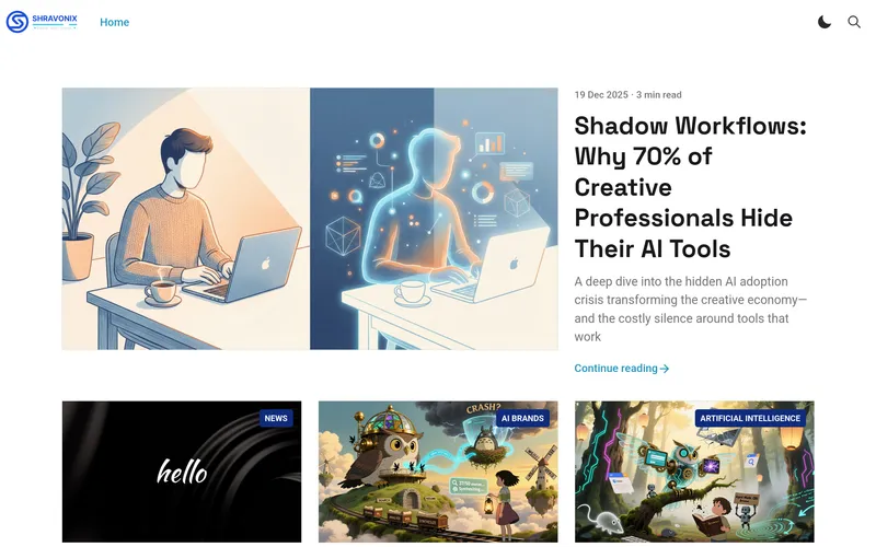 Shravonix – Custom CMS Website & Performance-Optimized Platform