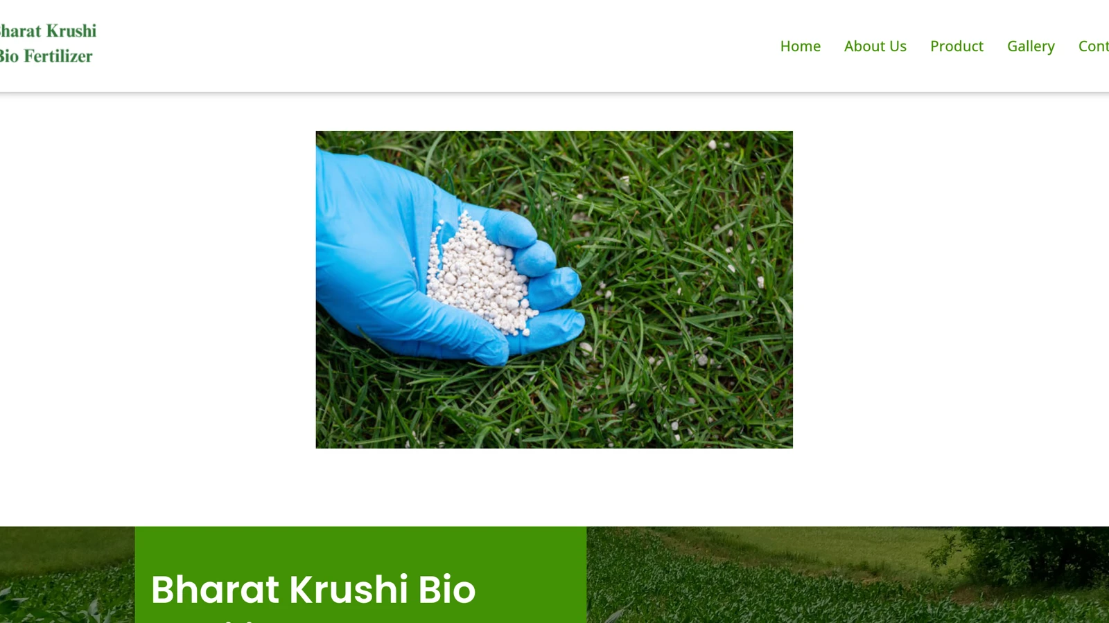 Bharat Krushi Bio Fertilizer – Corporate Website & E-Commerce Platform